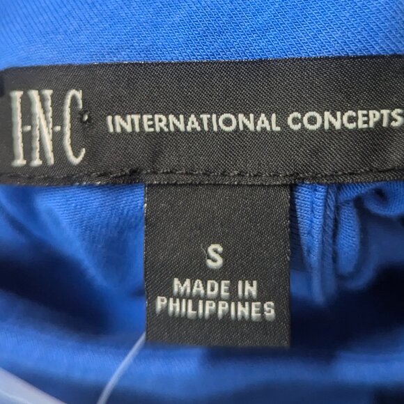 NWT INC Size Small Halter Style Top in Cosmic Cobalt Blue - Picture 14 of 16